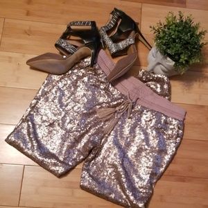 Sequin joggers!